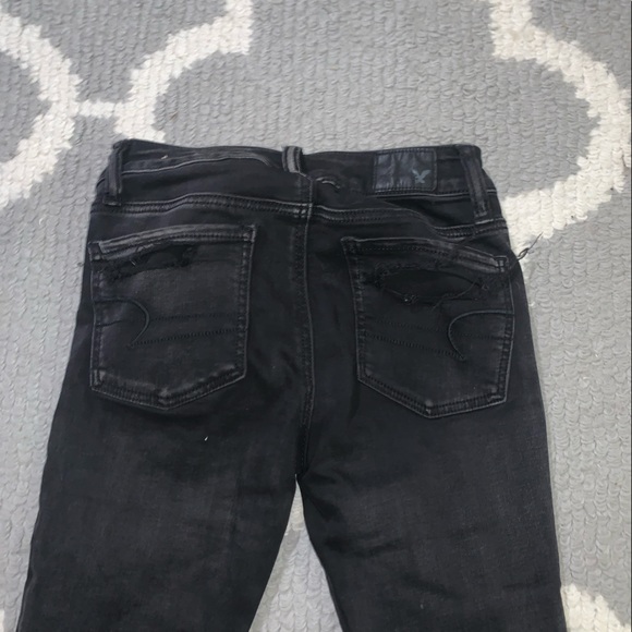 Black distressed jeans - Picture 4 of 4